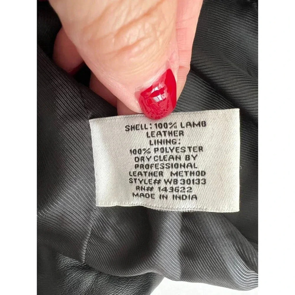 Walter Baker Liz Leather Crop Moto Jacket Walter Baker NWT - M - Picture 3 of 7